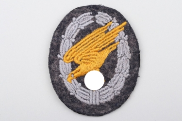 Luftwaffe Paratrooper Badge - cloht type