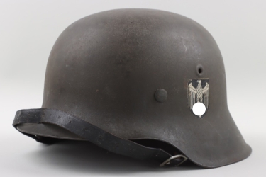 Heer M42 single decal helmet - EF64