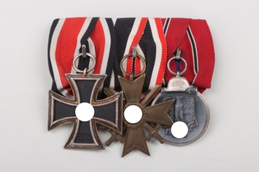 Wehrmacht 3-place medal bar