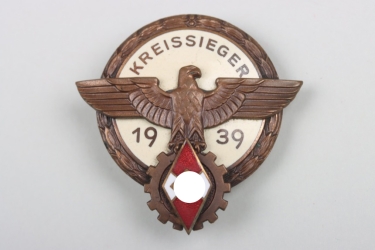 1939 National Trade Competition Kreissieger Badge - Aurich