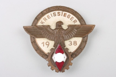 1938 National Trade Competition Kreissieger Badge - Brehmer