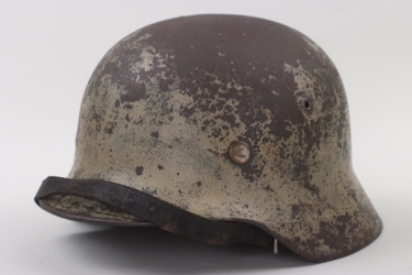 Wehrmacht tropical camo M35 helmet - SE66