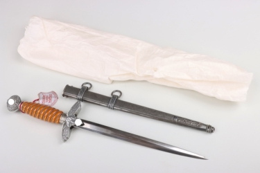 Luftwaffe officer's dagger with maker's tag - Hörster