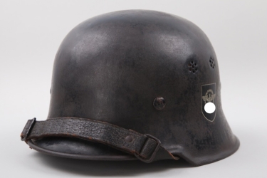 Fire brigade M34 double decal helmet