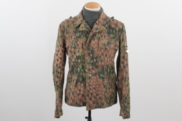 Waffen-SS M44 "pea-dot" camo field tunic - Rb-numbered