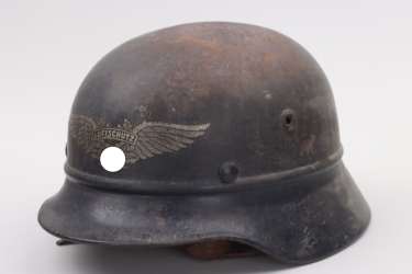 Luftschutz M40 helmet (beaded rim) - NSDAP marked