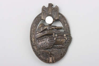 Tank Assault Badge in Bronze "Adolf Scholze"