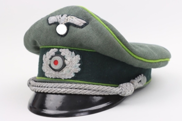 Heer Panzergrenadier visor cap for officers