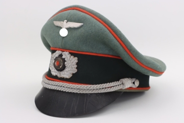 Heer artillery visor cap first pattern (crusher cap)