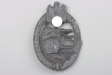 Tank Assault Badge in Silver "Hermann Aurich"