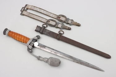 M35 Heer officer's dagger with hangers and portepee - Alcoso