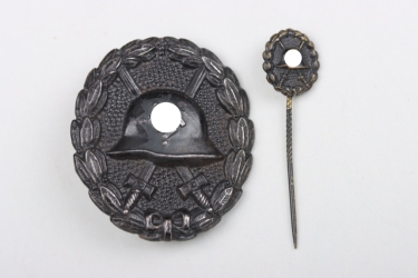 Wound Badge in Black with pin - 1st Pattern