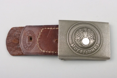 Postschutz EM/NCO buckle with leather tab