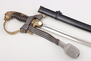 Heer officer's Lion's head sabre with portepee
