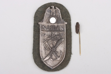 Heer Narvik Shield with miniature pin