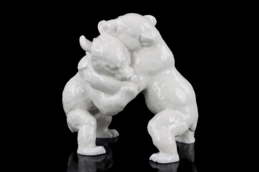 Allach porcelain figure No.6 - Group of bears Prof. Theodor Kärner