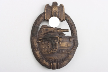 Tank Assault Badge in Bronze "F. Zimmermann"