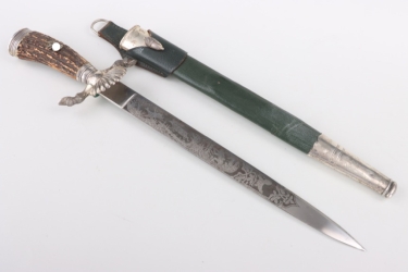 Deutsche Jägerschaft hunting dagger with frog - Eickhorn