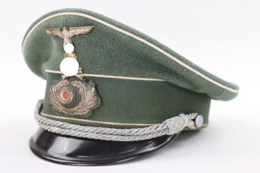 Heer Inf.Rgt.17 visor cap for officers with Braunschweig skull