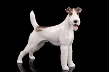 Allach porcelain No.19 - Fox Terrier standing