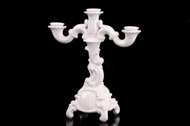 Allach porcelain No.21 - Baroque candle holder, 3 candles