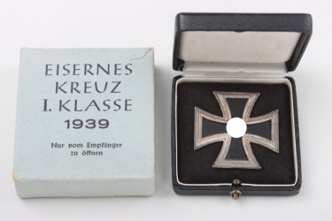 1939 Iron Cross 1st Class in case and outer carton - F. Zimmermann