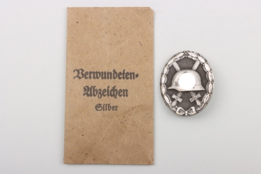 Wound Badge in Silver in case - Hauptmünzamt Wien