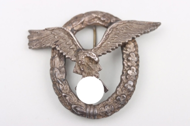 Major Mietusch - Pilot's Badge (jeweler's type)