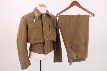Heer M44 field tunic (E44) with matching trousers