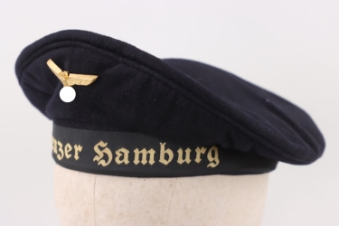 Kriegsmarine sailor's cap "Kreuzer Hamburg"