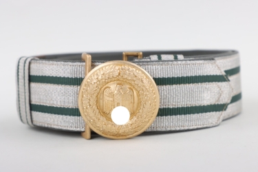 Heer general's dress belt and buckle - A