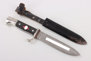 HJ knife with motto - Wingen