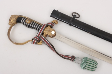 Heer lion's head sabre for officers with customs portepee - Eickhorn