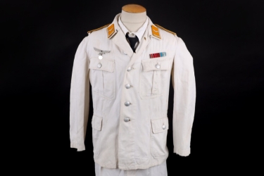 Luftwaffe white summer tunic with white boards
