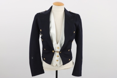 Kriegsmarine mess hall jacket with white vest - 1938