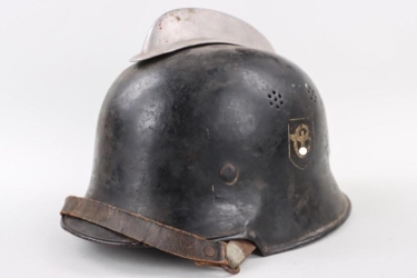 Fire Brigade M34 helmet with comb