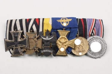 Police 6-place Medal bar