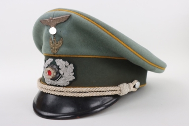 Heer Kav.Rgt.6 visor cap for officers with "Schwedter" eagle