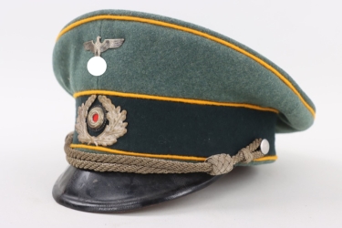 Heer cavalry visor cap for officers
