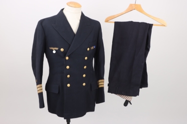 Kriegsmarine tunic & trousers for an Korvettenkapitän