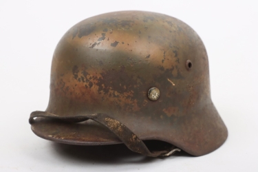 Luftwaffe M35 double decal camo helmet