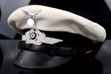 Luftwaffe flying troops white visor cap EM/NCO (summer)