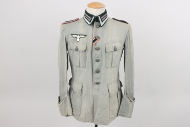 Heer Panzerjäger field tunic (privately purchased) for an Unteroffizier