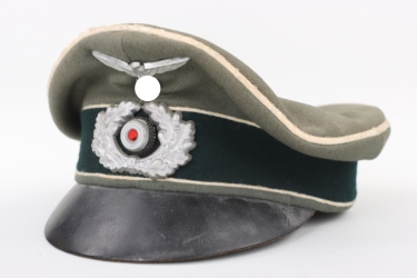 Heer infantry "crusher" cap EM/NCO with leather visor