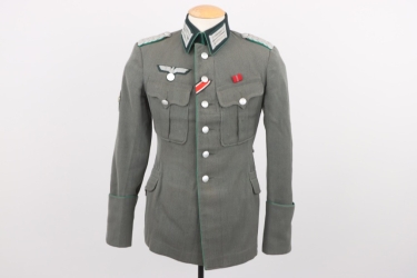 Heer Gebirgsjäger officer's ornamented service tunic - Major
