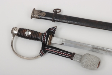 Police NCO's sword with leader's portepee (SS stamped) - Krebs