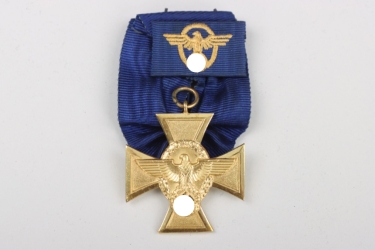 Police Long Service Award 1st Class for 25 years on medal bar
