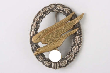 Luftwaffe Paratrooper Badge - Assmann (Tombak)