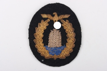 Minesweeper War Badge for officer's - hand embroidered