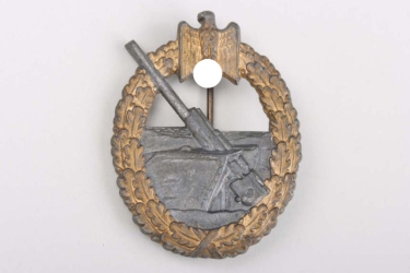 Coastal Artillery War Badge - "HA" (Hermann Aurich)
